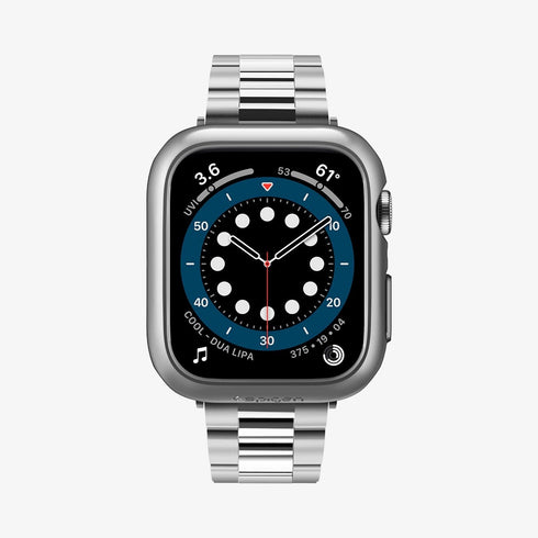 ACS05458 - Apple Watch Ultra (Apple Watch (49mm)) Case Thin Fit in black showing the front